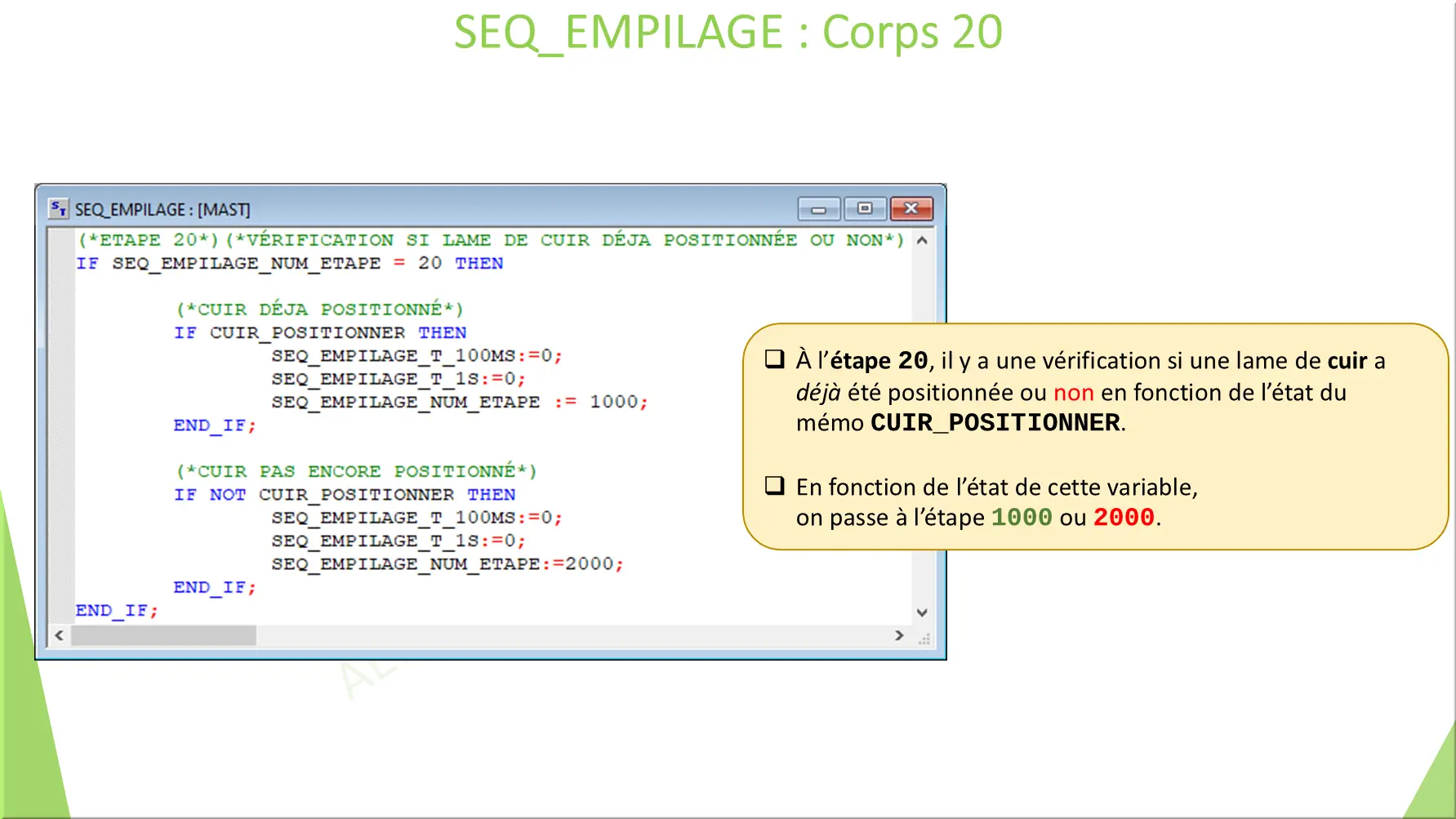 SEQ_EMPILAGE : Corps 20